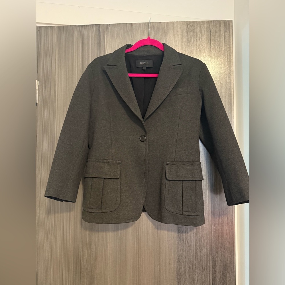 Derek Lam grey blazer size 10